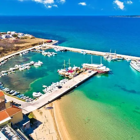 Romantic With A Pool By The Sandy Beach-by Traveler Tourist Agency Krk Id 2187